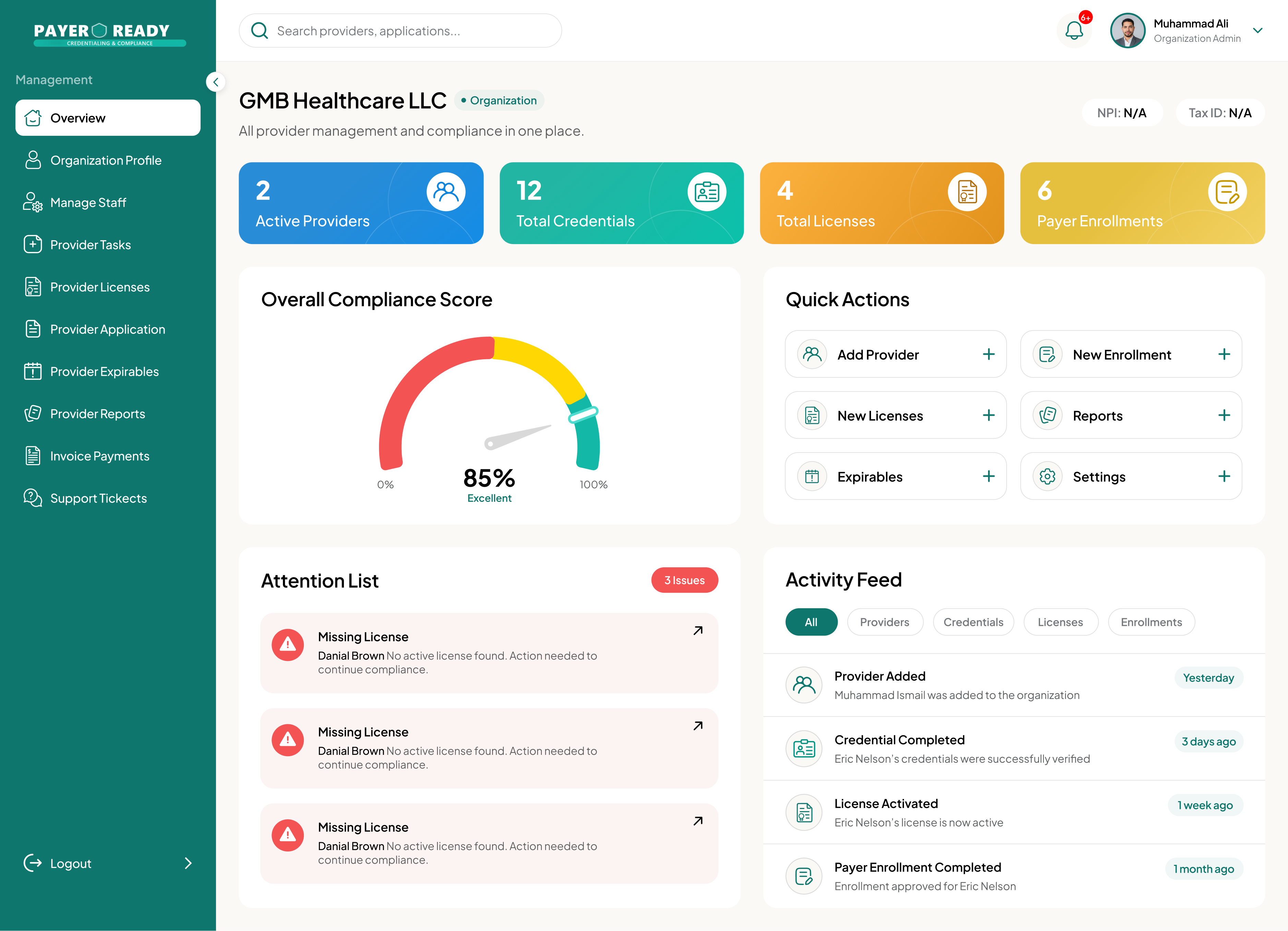 Government Insurance Dashboard