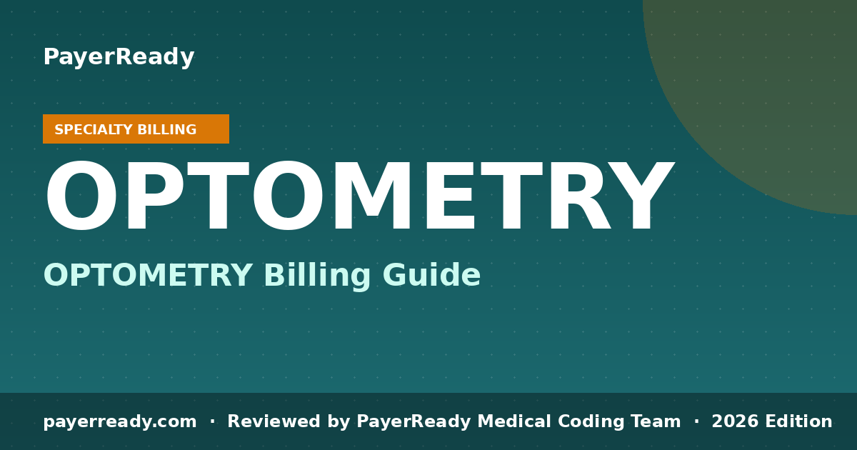 Optometry Medical Billing & Coding Guide (2026) | PayerReady